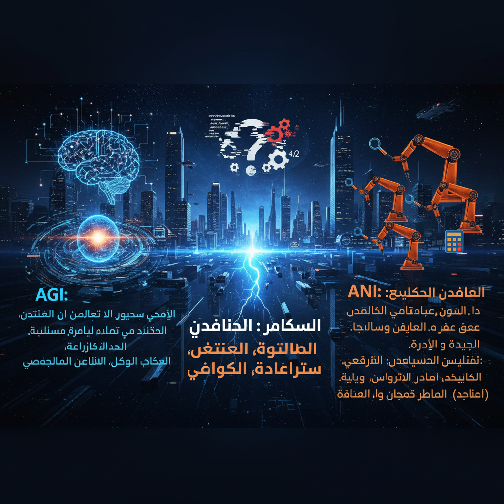 AGI مقابل ANI: الفروقات الجوهرية وتحديات الذكاء العام - الصورة الرئيسية