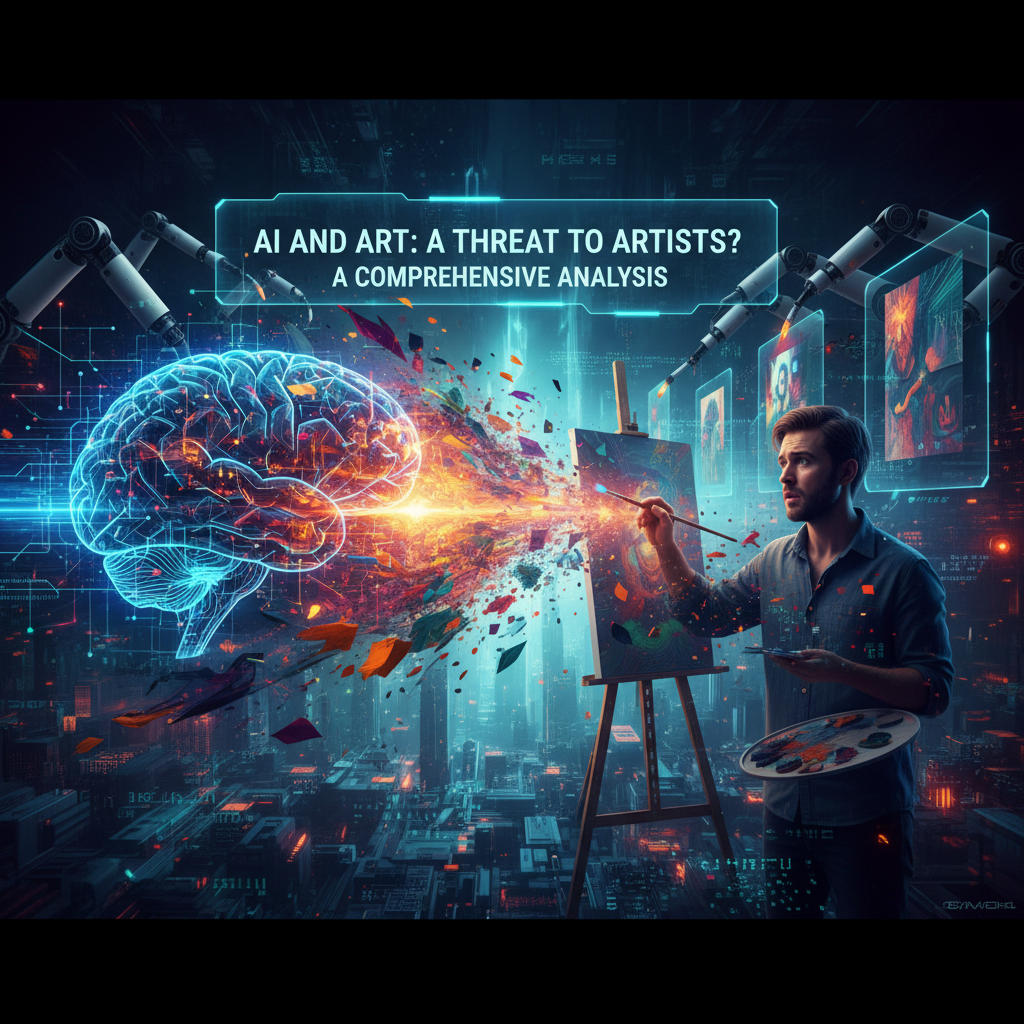 الذكاء الاصطناعي والفن: هل يهدد الفنانين؟ تحليل شامل